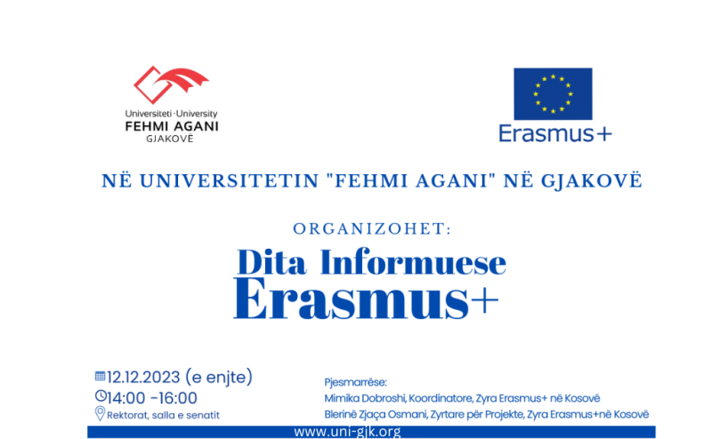 Ftesë për Ditën Informuese Erasmus +